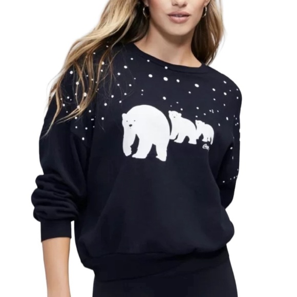 Wildfox x Coca Cola Polar Bear Pullover Sweatshirt - Picture 3 of 14